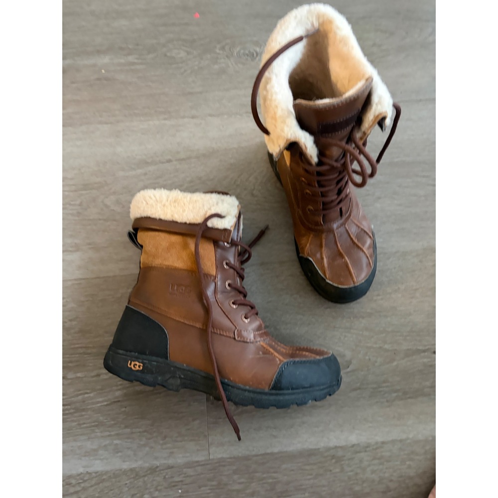 UGG Adirondack III Waterproof Winter Boots Brown Leather 1098890 Womens 6